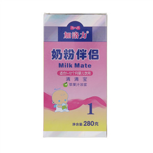 加洛力奶粉伴侣清清宝苹果汁浓浆