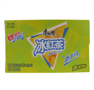 康师傅 冰红茶（青苹果味茶饮品）（550ml+赠50ml）×15
