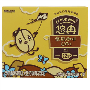 悠冉拿铁速溶咖啡饮料