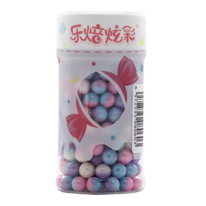 乐焙炫彩瓶装圆珠7mm-双色球糕点装饰用糖果