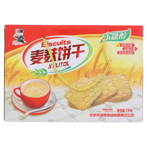 老布特木糖醇麦麸饼干