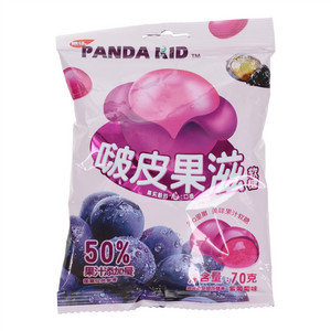 熊仔紫葡萄味啵皮果滋软糖