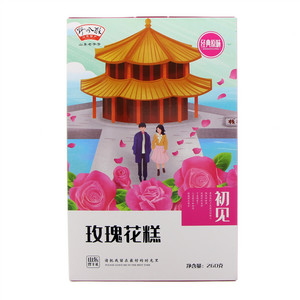 野风酥原味玫瑰花糕