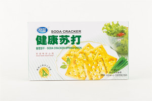 可兹健康苏打香葱饼干500g