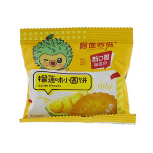 榴莲西施榴莲味小圆饼