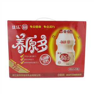 佳乐养原多乳酸菌饮料100mlx25瓶