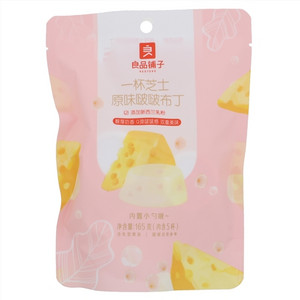 良品铺子一杯芝士原味啵啵布丁