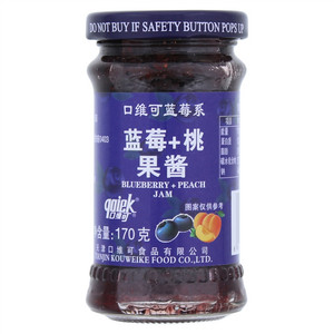 qoiek 口维可蓝莓系蓝莓+桃果酱