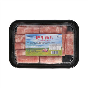 鑫鲜道肥牛卷400克