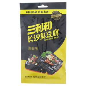 三利和蒜香味臭豆腐