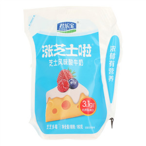 君乐宝涨芝士啦芝芝多莓奶酪风味酸牛奶