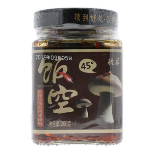 德庄饭空45°豆豉香菇油辣椒