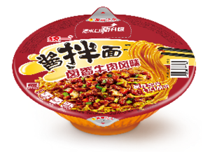 统一酱拌面卤香牛肉风味碗面