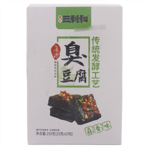 童记三利和蒜香味臭豆腐