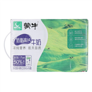 蒙牛低脂高钙牛奶