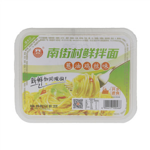 南街村葱油鸡丝味南街村鲜拌面