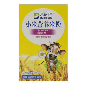 贝莱可亲核桃莲子小米营养米粉