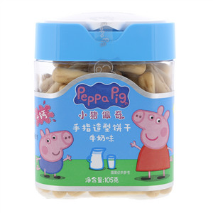 小猪佩奇牛奶味手指饼干