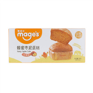 麦吉士蜂蜜枣泥蛋糕红枣味58克