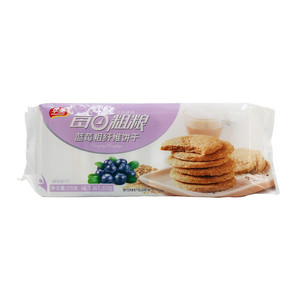华美每日粗粮蓝莓味粗纤维饼干