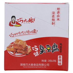 巧大娘香辣味巧味臭豆腐风味豆干