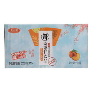 沃尔旺奇亚籽黄桃复合果粒果汁饮料