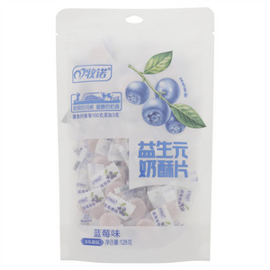 牧诺蓝莓味益生元奶酥片