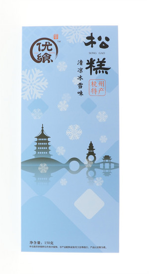 优飨清凉冰雪味松糕150g