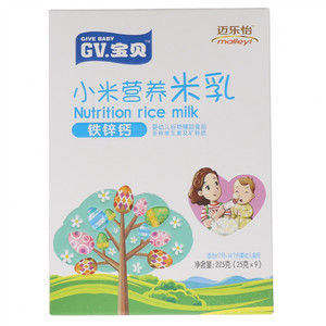 GV宝贝铁锌钙小米营养米乳