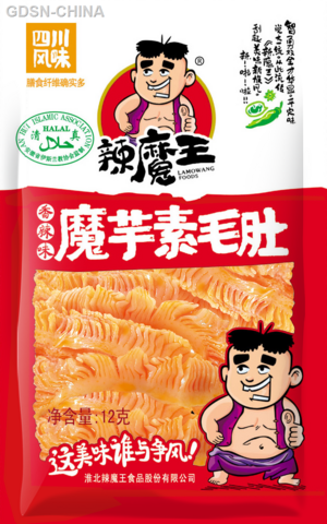 辣魔王魔芋素毛肚（香辣味）10.12g