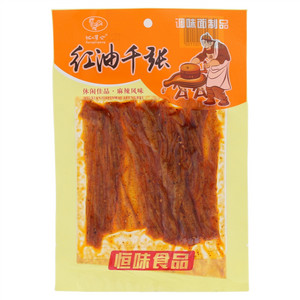 红鸡公红油千张调味面制品