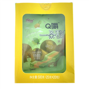 Q嚼一条酸（苹果味+菠萝味软糖）