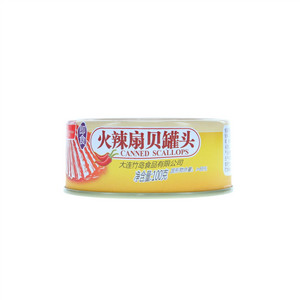 竹岛火辣扇贝罐头