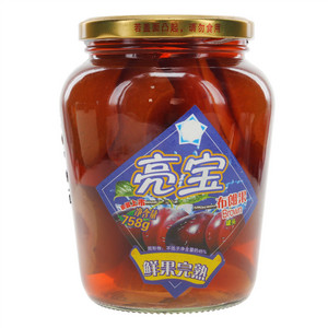 亮宝糖水（黑）李子罐头