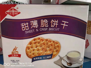 江顺甜薄脆饼干（芝麻味）