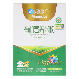 妈咪朵小米淮山有机营养米粉