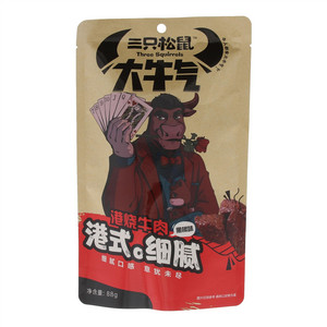 三只松鼠大牛气港烧牛肉（黑椒味）