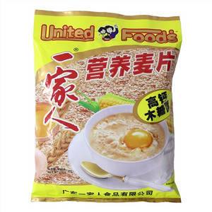 一家人高钙木糖醇营养麦片