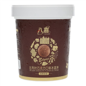 八喜比利时巧克力口味冰淇淋杯装270克