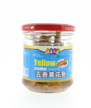 五香黄花鱼罐头