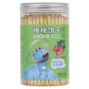 河马伢伢小米DHA棒棒饼干（蔬菜味）