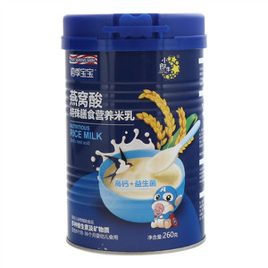 四季宝宝高钙+益生菌燕窝酸特殊膳食营养米乳