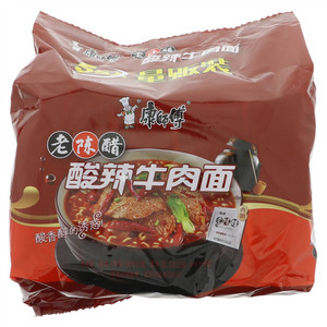 康师傅酸辣牛肉面