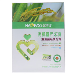 汉培仕益生菌经典配方有机营养米粉