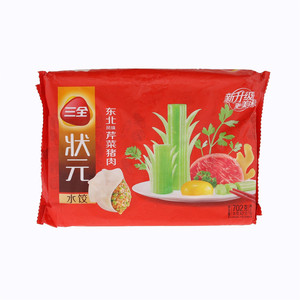 三全状元东北芹菜猪肉水饺