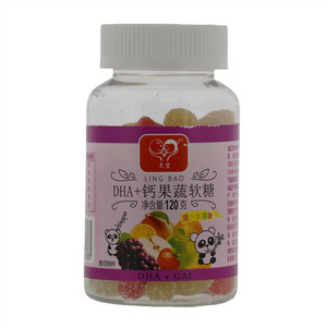 灵堡DHA+钙果蔬软糖