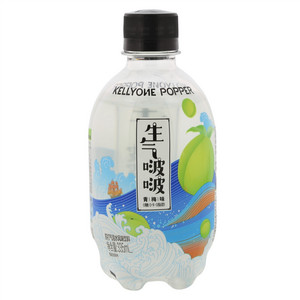 生气啵啵青梅味苏打气泡水风味饮料