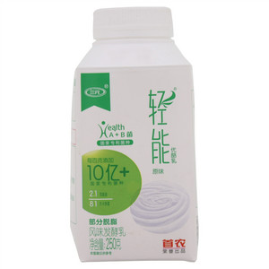 三元轻能原味优酪乳