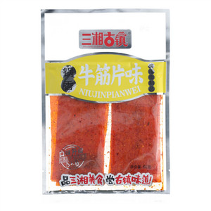 三湘古镇72g锅香牛筋片