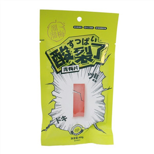40g溜溜梅酸裂了青梅片